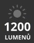 světelný tok až 1 200 lumenů světelný tok až 1 200 lumenů