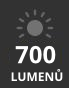 světelný tok až 700 lumenů
