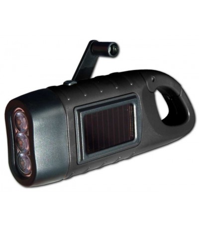 LED baterka na kličku - dynamo i solární panel (článek) - Seahorse od  Powerplus (Eco produkt)