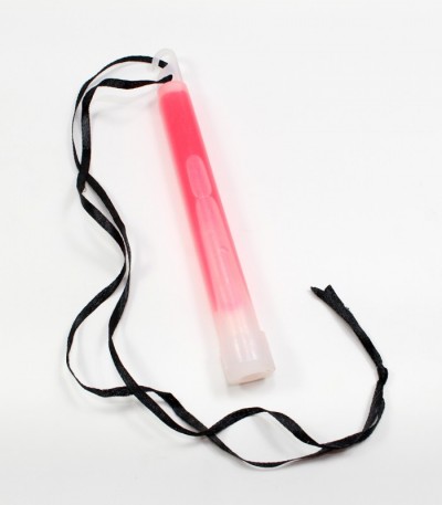 Svíticí tyčinka (glowstick) 15x1,5 cm, chemické světlo - červená