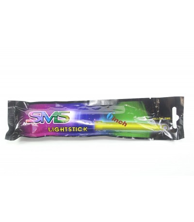 Svíticí tyčinka (glowstick) 15x1,5 cm, chemické světlo -  žlutá