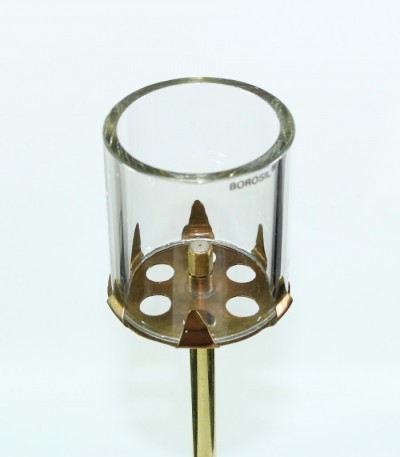 Karbidová lampa - hořák s ochranným sklem