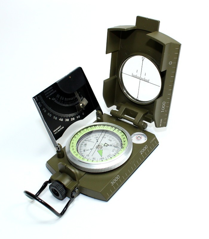 Kompas vojenský outdoorový kovový
