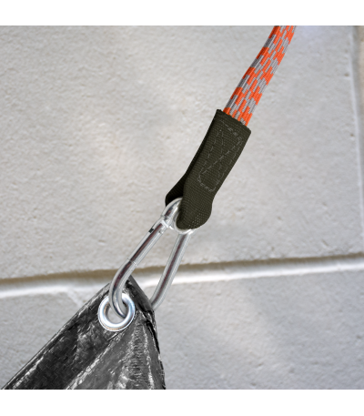 KLIPP popruh (guma) 46 cm + 2 karabiny